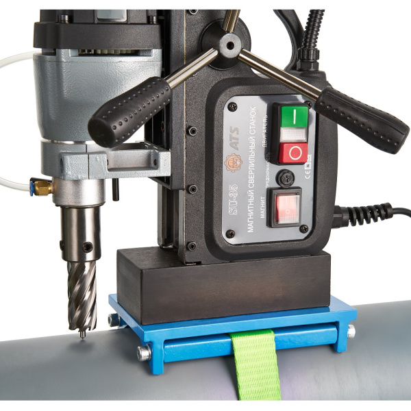 Адаптер крепления магнит. станка на трубу AT-S АТ-2, Ременной, труба до d=1200 мм